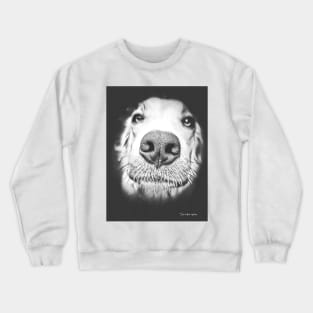 Man’s Best Friend – Black And White Crewneck Sweatshirt